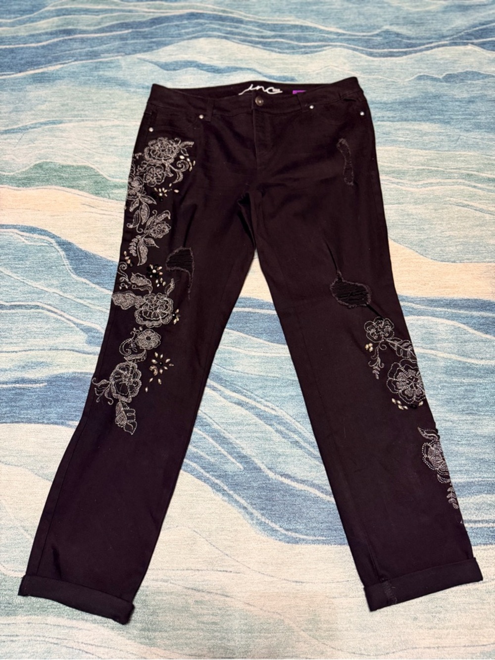 INC International Concepts Black Women's Jeans